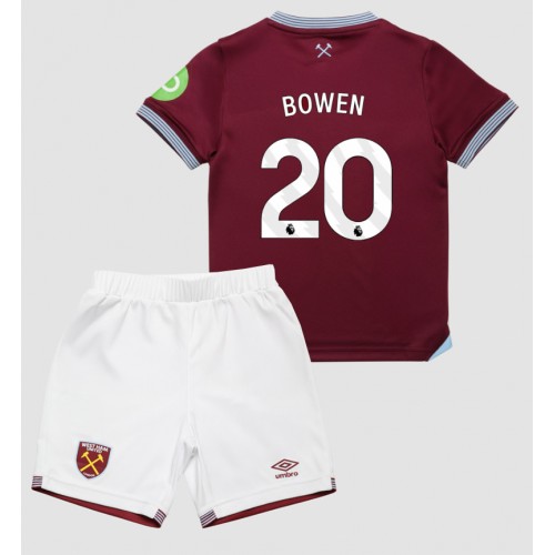 West Ham United Jarrod Bowen #20 Replica Home Stadium Kit for Kids 2025-26 Short Sleeve (+ pants)